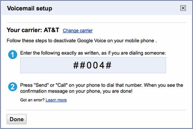 Turn Off Google Voice Voicemail