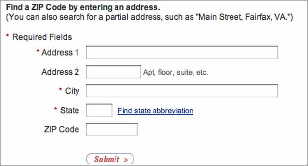 look up address usps