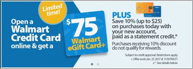 Walmart Credit Card Pay Off