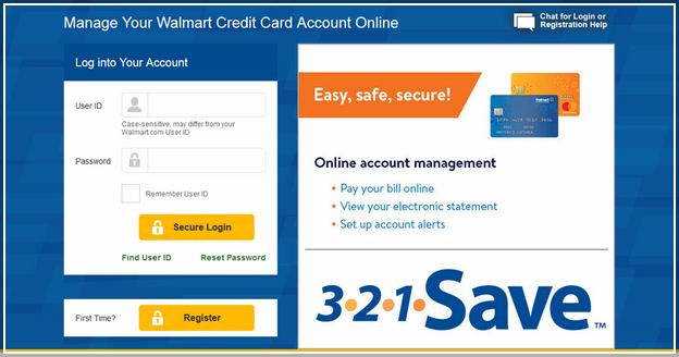 Walmart Credit Card Payment Online Login Synchrony
